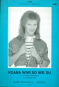 Koana war so wie du: f�r Klavier