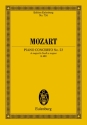 Konzert A-Dur KV488 f�r Klavier und Orchester Studienpartitur