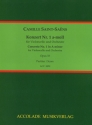 Konzert a-Moll Nr.1 op.33 f�r Violoncello und Orchester Partitur