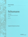 Konzert a-Moll op.129 f�r Violoncello und Orchester f�r Violoncello und Klavier