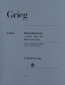 Konzert a-Moll op.16 f�r Klavier und Orchester Klavierauszug f�r 2 Klaviere