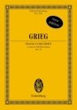 Konzert a-Moll op.16 f�r Klavier und Orchester Studienpartitur