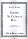 Konzert B-Dur f�r Klarinette und Orchester Klavierauszug