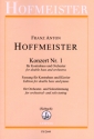 Konzert C-Dur Nr.1 f�r Kontraba� und Orchester f�r Kontraba� und Klavier