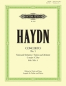 Konzert C-Dur Nr.1 Hob.VIIa:1 f�r Violine und Orchester f�r Violine und Klavier Klavierauszug