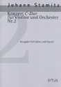 Konzert C-Dur Nr.2 f�r Violine und Orchester f�r Violine und Klavier