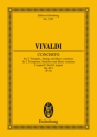Konzert C-Dur op.46,1 f�r 2 Trompeten und Streichorchester Studienpartitur