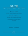 Konzert c-Moll BWV1060 f�r Oboe, Violine, Streicher und Bc f�r Oboe, Violine und Klavier
