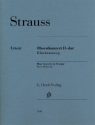 Konzert D-Dur f�r Oboe und Orchester f�r Oboe und Klavier Klavierauszug