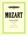 Konzert D-Dur KV314 f�r Fl�te und Orchester f�r Fl�te und Klavier
