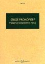Konzert D-dur Nr.1 op.19 f�r Violine und Orchester Studienpartitur