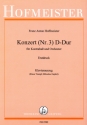 Konzert D-Dur Nr.3 f�r Kontraba� und Orchester f�r Kontraba� und Klavier