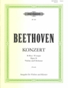 Konzert D-Dur op.61 f�r Violine und Orchester f�r Violine und Klavier (mit Kadenzen)