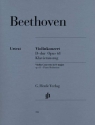 Konzert D-Dur op.61 f�r Violine und Orchester f�r Violine und Klavier
