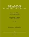 Konzert D-Dur op.77 f�r Violine und Orchester f�r Violine und Klavier