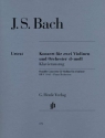 Konzert d-Moll BWV1043 f�r 2 Violinen und Orchester f�r 2 Violinen und Klavier