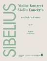 Konzert d-Moll op.47 f�r Violine und Orchester Partitur