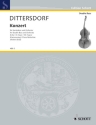 Konzert E-Dur Krebs 172 f�r Kontrabass und Orchester Klavierauszug mit Solostimme