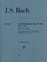 Konzert E-Dur Nr.2 BWV1053 f�r Cembalo und Streichorchester f�r 2 Klaviere zu 4 H�nden Klavierauszug