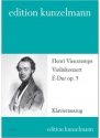 Konzert E-Dur op.5 f�r Violine und Orchester Klavierauszug mit Solostimme