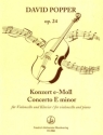 Konzert e-Moll op.24 f�r Violoncello und Orchester f�r Violoncello und Klavier