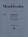 Konzert e-Moll op.64 f�r Violine und Orchester f�r Violine und Klavier