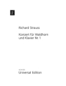 Konzert Es-Dur Nr.1 op.11 f�r Waldhorn und Orchester f�r Waldhorn und Klavier