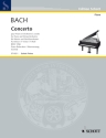 Konzert f-Moll BWV 1056 f�r Klavier und Streichorchester Klavierauszug f�r 2 Klaviere