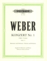 Konzert f-Moll Nr.1 op.73 f�r Klarinette und Orchester f�r Klarinette und Klavier