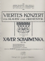 Konzert f-Moll Nr.4 op.82 f�r Klavier und Orchester f�r 2 Klaviere Spielpartitur (zur Auff�hrung 2 Exemplare n�tig)