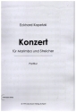 Konzert f�r Marimba und Streicher Studienpartitur