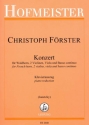 Konzert f�r Waldhorn, 2 Violinen, Viola und Bc f�r Horn und Klavier