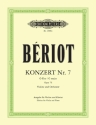 Konzert G-Dur Nr.7 op.76 f�r Violine und Orchester Klavierauszug mit Solostimme