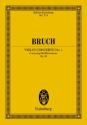 Konzert g-Moll Nr.1 op.26 f�r Violine und Orchester Studienpartitur