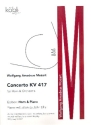 Konzert KV417 f�r Horn und Orchester f�r Horn und Klavier