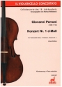 Konzert Nr.1 d-Moll f�r Violoncello, 4 Violinen, Viola und Bc Klavierauzug