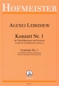 Konzert Nr.1 f�r Tuba (Bassposaune) und Orchester Klavierauszug