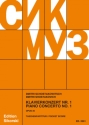 Konzert Nr.1 op.35 f�r Klavier und Orchester Studienpartitur