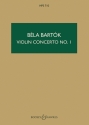 Konzert Nr.1 op.post. f�r Violine und Orchester Studienpartitur