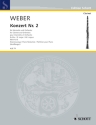 Konzert Nr. 2 Es-Dur WeV N.13 f�r Klarinette und Orchester Klavierauszug mit Solostimme - Klarinette (Erstdruck)/Klarinette (Vers
