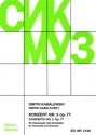 Konzert Nr.2 op.77 f�r Violoncello und Orchester f�r Violoncello und Klavier