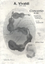 Konzert RV399 f�r Violoncello und Orchester f�r 5 Violoncelli (1+4) Partitur und Stimmen