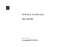 Kreuzspiel  Nr. 1/7 f�r Oboe, Bassklarinette, Klavier und 3 Schlagzeuger Partitur