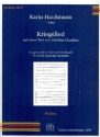Kriegslied f�r gem Chor und Orchester Partitur