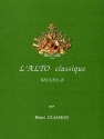 L'alto classique vol.B pour alto et piano