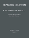 L'Apoth�ose de Corelli for 2 flutes (oboes, violins) and bc Stimmen