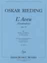 L'Aveu op.38 f�r Violine und Klavier