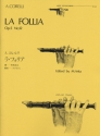La follia op.5,12 for recorder (flute) and bc