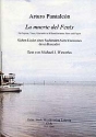 La muerte del Fenix f�r Sopran, Tenor, Klarinette (Bassklarinette), Horn in F und Fagott Partitur und Stimmen (sp)