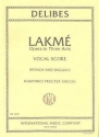 Lakm� opera vocal score (fr/en)